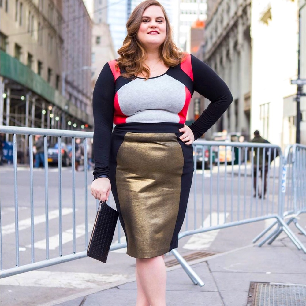 Mynt1792 Ponte Pencil Skirt, 18W